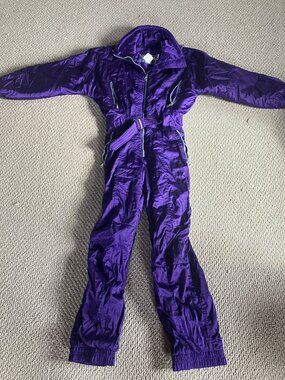 NWT Rare Vintage Kitex Small Purple One Piece Skit Suit Austria